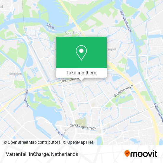 Vattenfall InCharge map