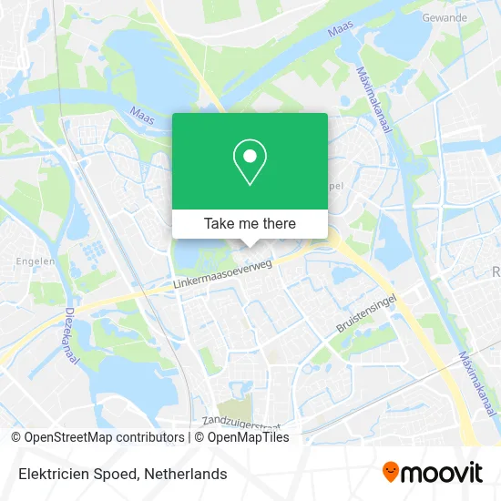 Elektricien Spoed map