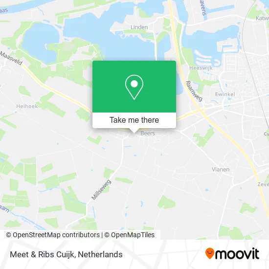 Meet & Ribs Cuijk map
