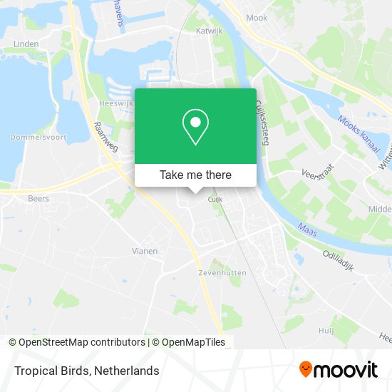 Tropical Birds map