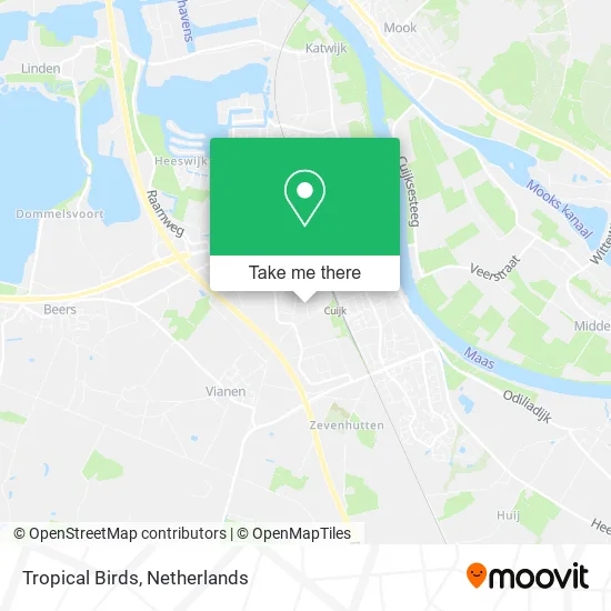 Tropical Birds map