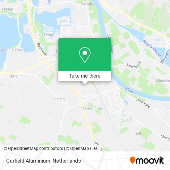 Garfield Aluminium map