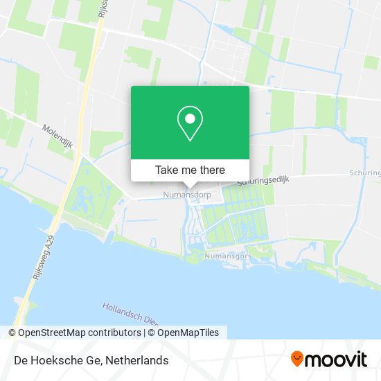 De Hoeksche Ge map