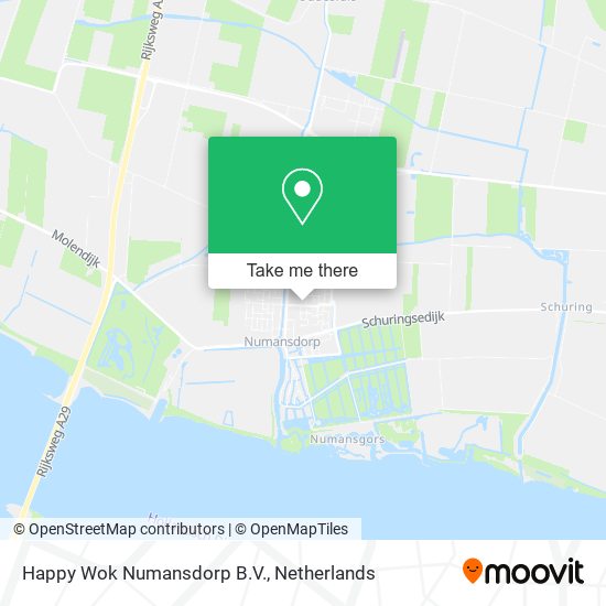 Happy Wok Numansdorp B.V. map
