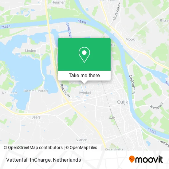 Vattenfall InCharge map
