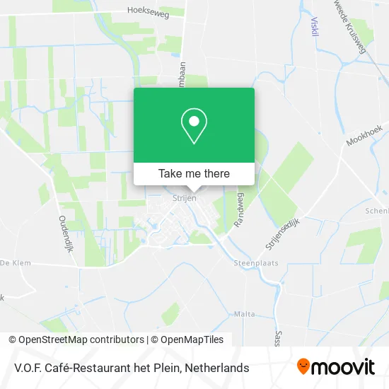 V.O.F. Café-Restaurant het Plein Karte