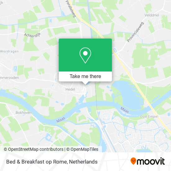 Bed & Breakfast op Rome map