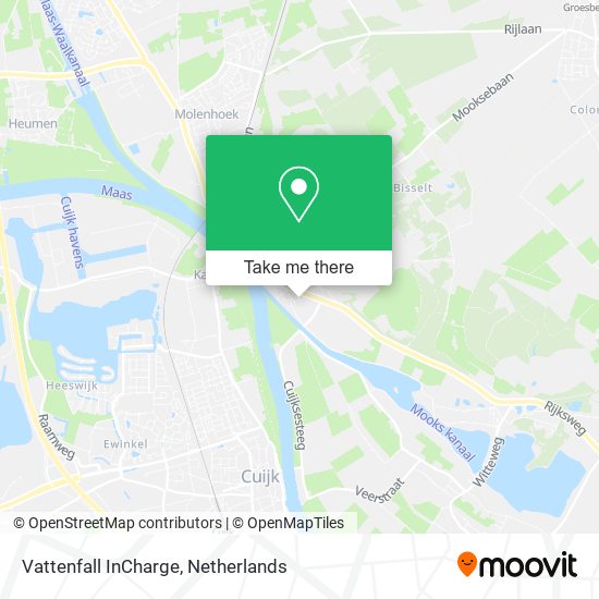 Vattenfall InCharge map