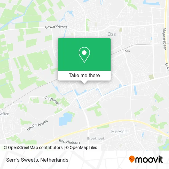 Sem's Sweets map