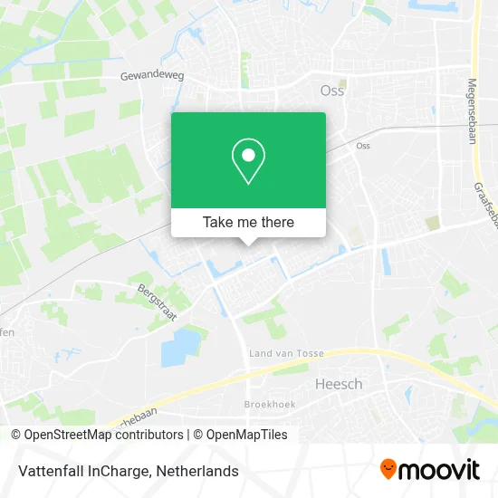 Vattenfall InCharge map