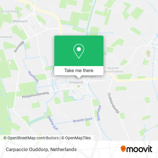 Carpaccio Ouddorp map
