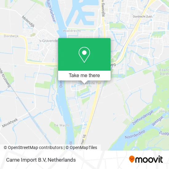 Carne Import B.V map