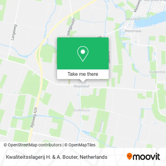 Kwaliteitsslagerij H. & A. Bouter map
