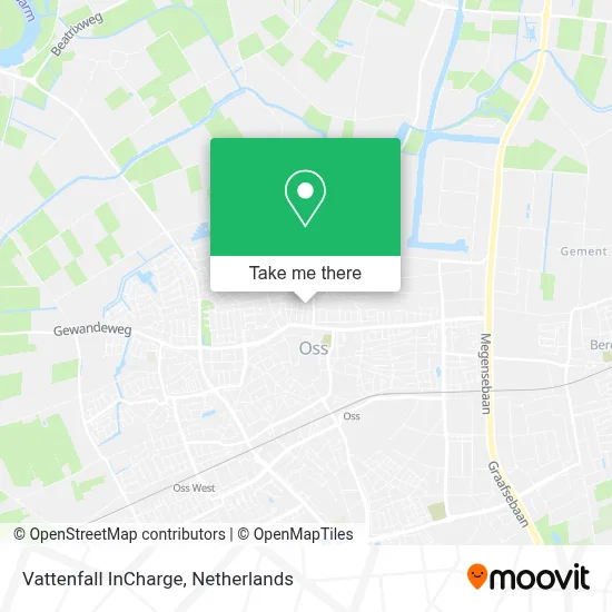 Vattenfall InCharge map