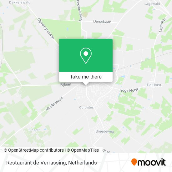 Restaurant de Verrassing map