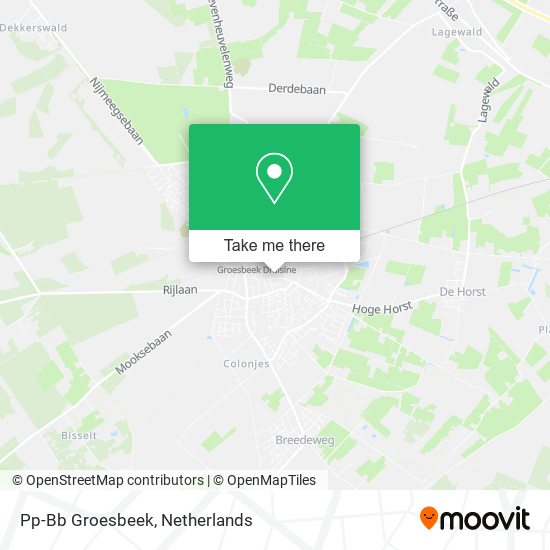 Pp-Bb Groesbeek map