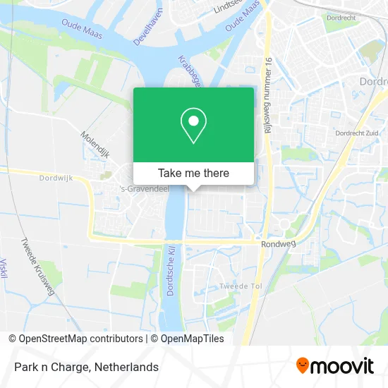 Park n Charge map