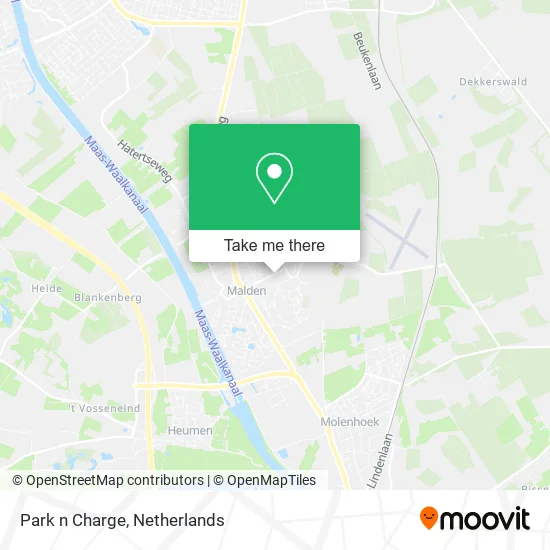Park n Charge map