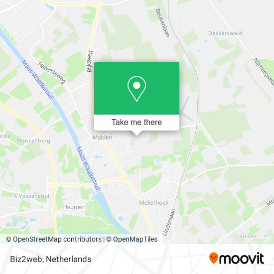 Biz2web map