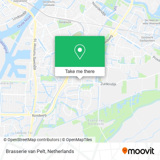 Brasserie van Pelt map