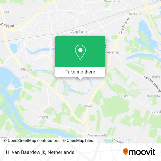 H. van Baardewijk map