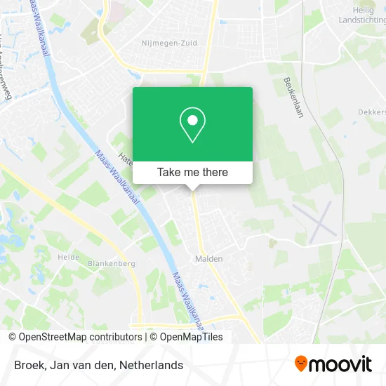 Broek, Jan van den map