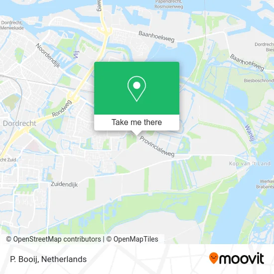 P. Booij Karte