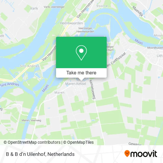 B & B d'n Uilenhof map