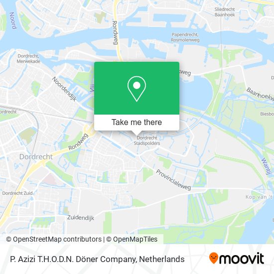 P. Azizi T.H.O.D.N. Döner Company map