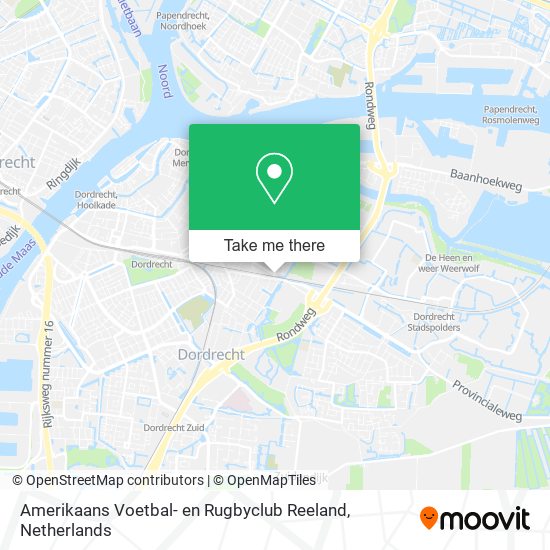Amerikaans Voetbal- en Rugbyclub Reeland map