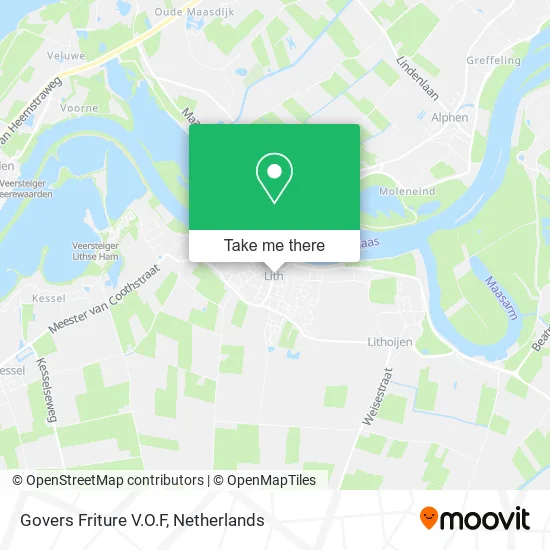 Govers Friture V.O.F map