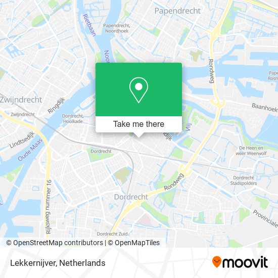 Lekkernijver map