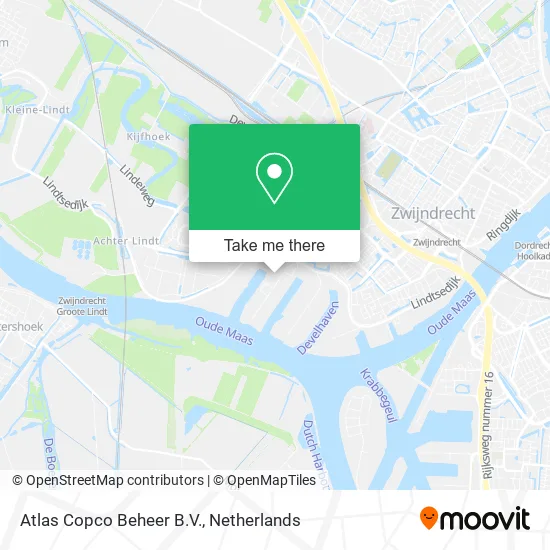 Atlas Copco Beheer B.V. map