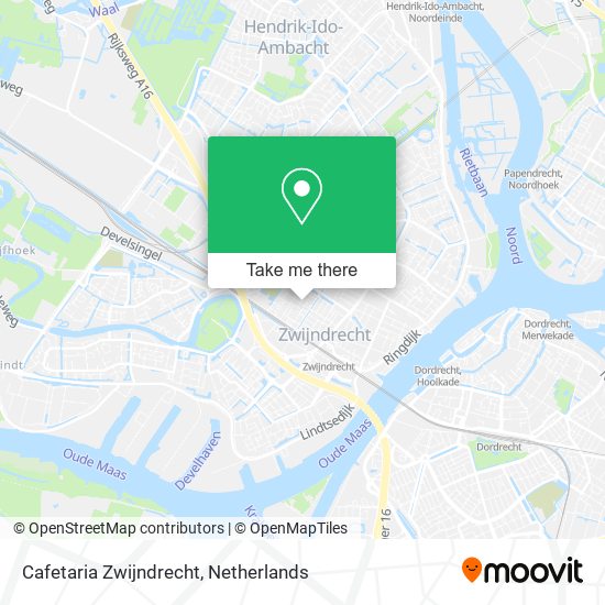 Cafetaria Zwijndrecht map
