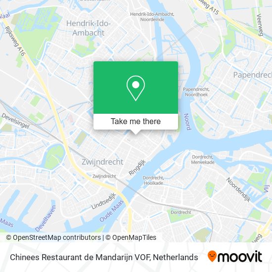 Chinees Restaurant de Mandarijn VOF map