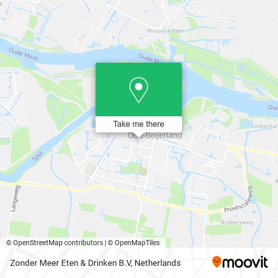 Zonder Meer Eten & Drinken B.V map