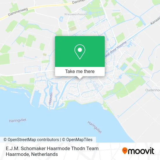E.J.M. Schomaker Haarmode Thodn Team Haarmode map