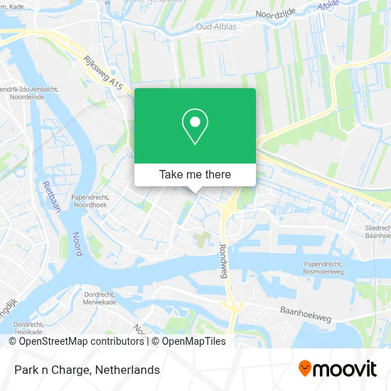 Park n Charge map