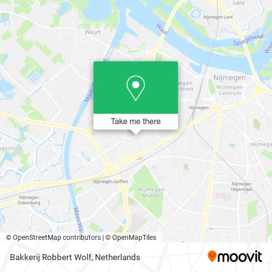 Bakkerij Robbert Wolf map