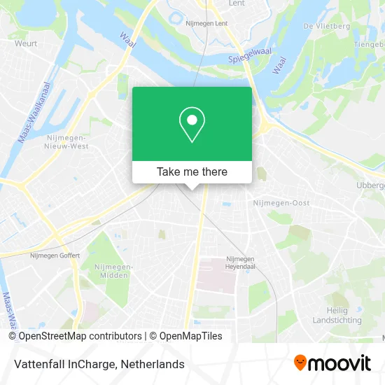 Vattenfall InCharge map