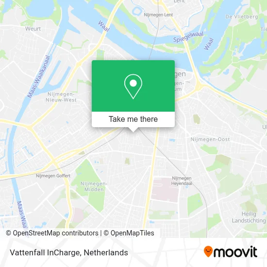 Vattenfall InCharge map