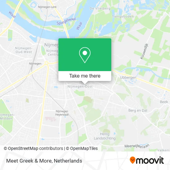 Meet Greek & More map