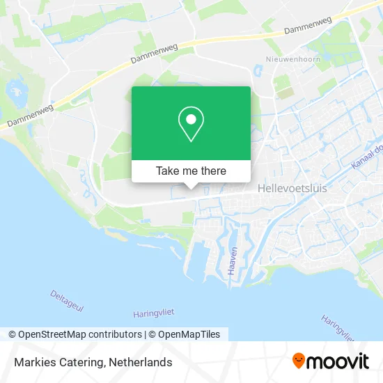 Markies Catering map
