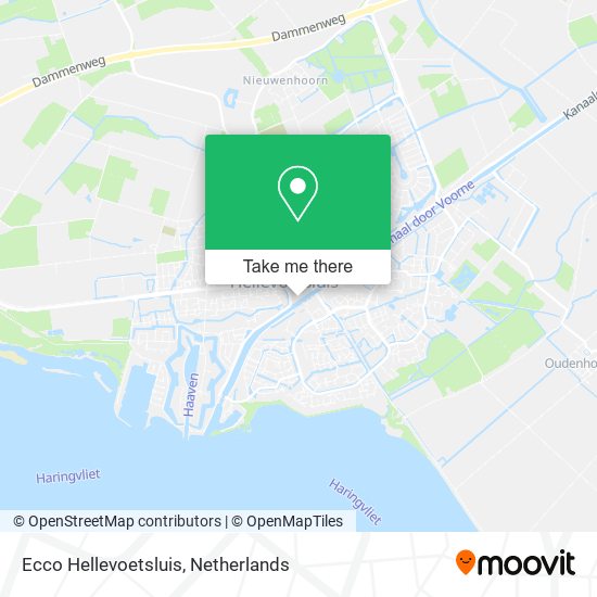 Ecco Hellevoetsluis map