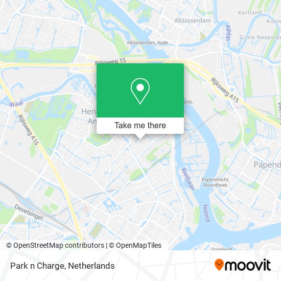 Park n Charge map