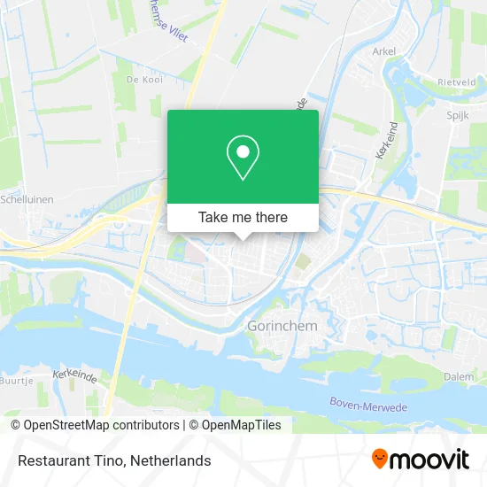 Restaurant Tino map