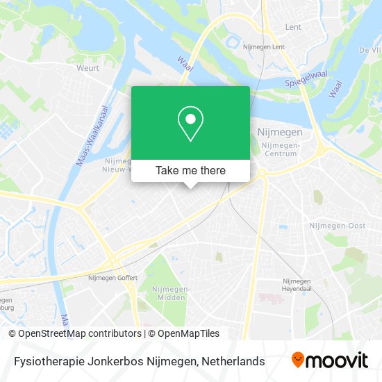 Fysiotherapie Jonkerbos Nijmegen Karte