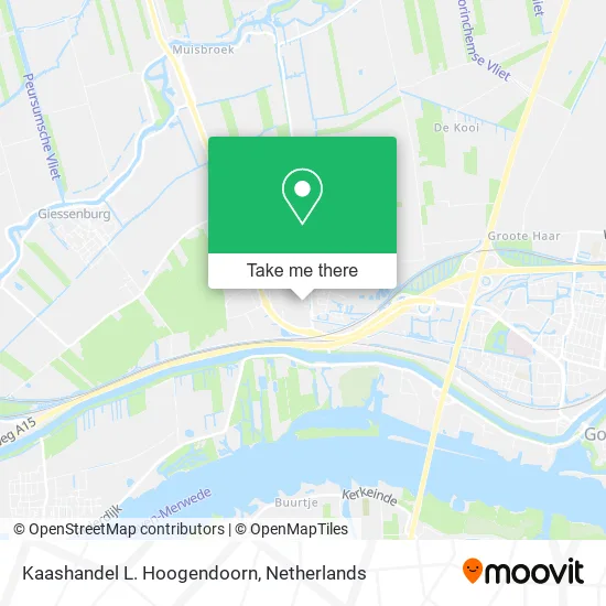Kaashandel L. Hoogendoorn map