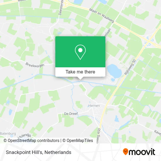 Snackpoint Hill's map