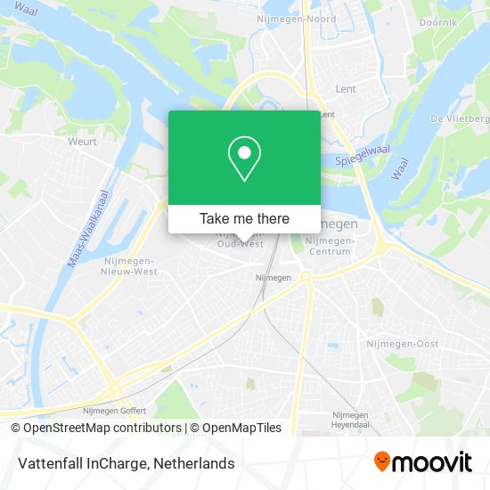 Vattenfall InCharge map